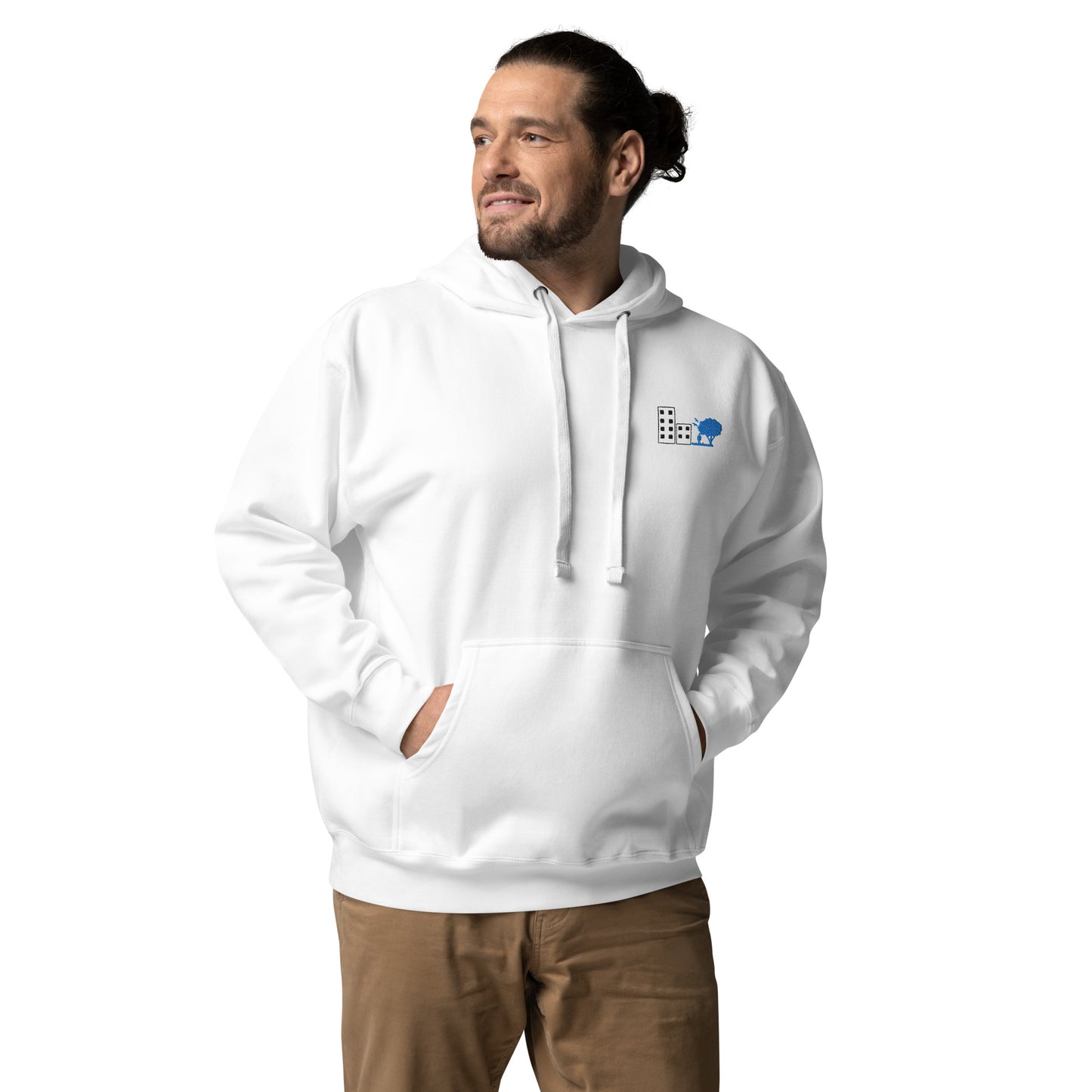 Freedom Outside City Logo Embroidery Hoodie – 65% Cotton